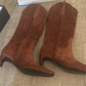 Cowboy Boots - unworn size 7.5 but fit like 8.5